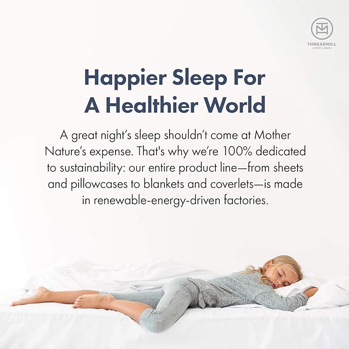 Threadmill 100% Cotton Sheets for Full Size Bed - 600 Thread Count Full Bed Sheets Set with 16” Deep Pocket - Damask Stripe Sateen Weave 4-Piece Bedding Set with Cooling Effect, White