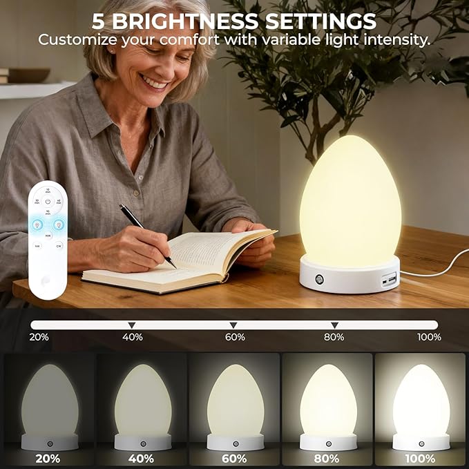 Bright lamp,Sunlight Lamp 20000 Lux with Remote Control, 3 Color Temperature & 5 Brightness Level & Timer,12V 2A Adapter,Daylight Lamp for Home, Office,Happy Life, Decoration