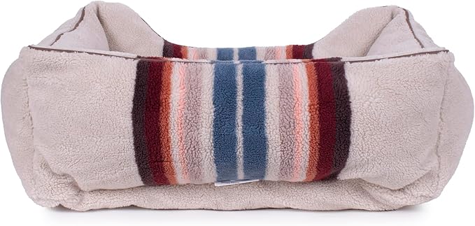 Pendleton Berber Kuddler Dog Bed - Serape Rosewood, M