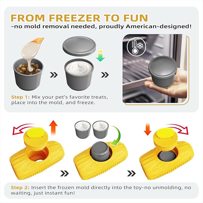 Multi-Functional Interactive Dog Toys for Aggressive Chewers, Indestructible Dog Toys for Small/Medium/Large Breeds,Frozen Dog Treat Holder to Keep Them Busy,Reduces Anxiety
