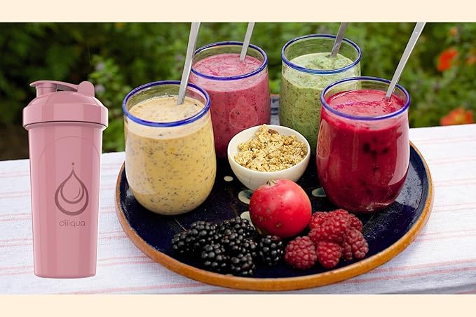 2 PACK, 28 oz & 20 oz Shaker Bottles with Powerful Wire Whisks for Protein Mixes | Leakproof Blender Shaker Bottle Pack | BPA-Free & Dishwasher Safe | Shaker Bottle | Shaker Cups for shakes