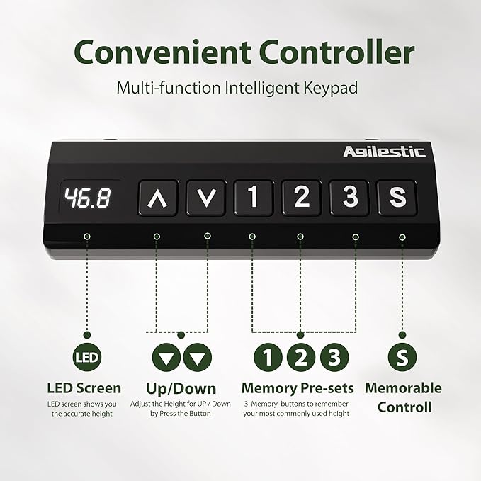 Agilestic L Shaped Electric Standing Desk with 2 Drawers, 63 Inch Ergonomic Adjustable Height Desk with Storage, Corner Desk Sit Stand up Computer Table for Work Office Home, White