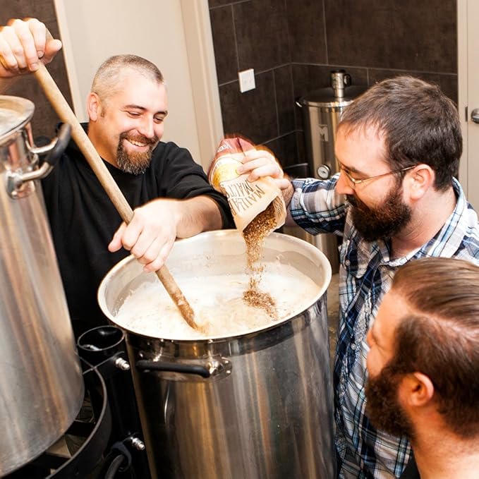 Northern Brewer - MegaPot Stainless Steel Brew Kettle with Volume Markings (20 Gallon w/Valve)