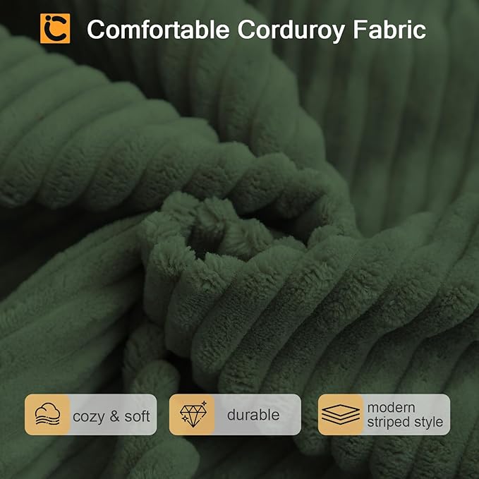 COMAX 4‑in‑1 Futon Sofa Bed Queen – Floor Foldable Convertible Sofa Couch with L‑Shaped Armrests, Removable Cover, Green Convertible Guest Bed | Space‑Saving Fold‑Out Mattress Lounge for Living Room