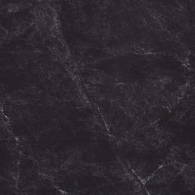 Round Coffee Table for Living Room, Mid-Century Modern Design, D30 x H17, 2-Tier Structure, Grey Glass Top and Black Marble Finish Wood Shelf, Sleek Conical Metal Legs with Gold Finish Frame