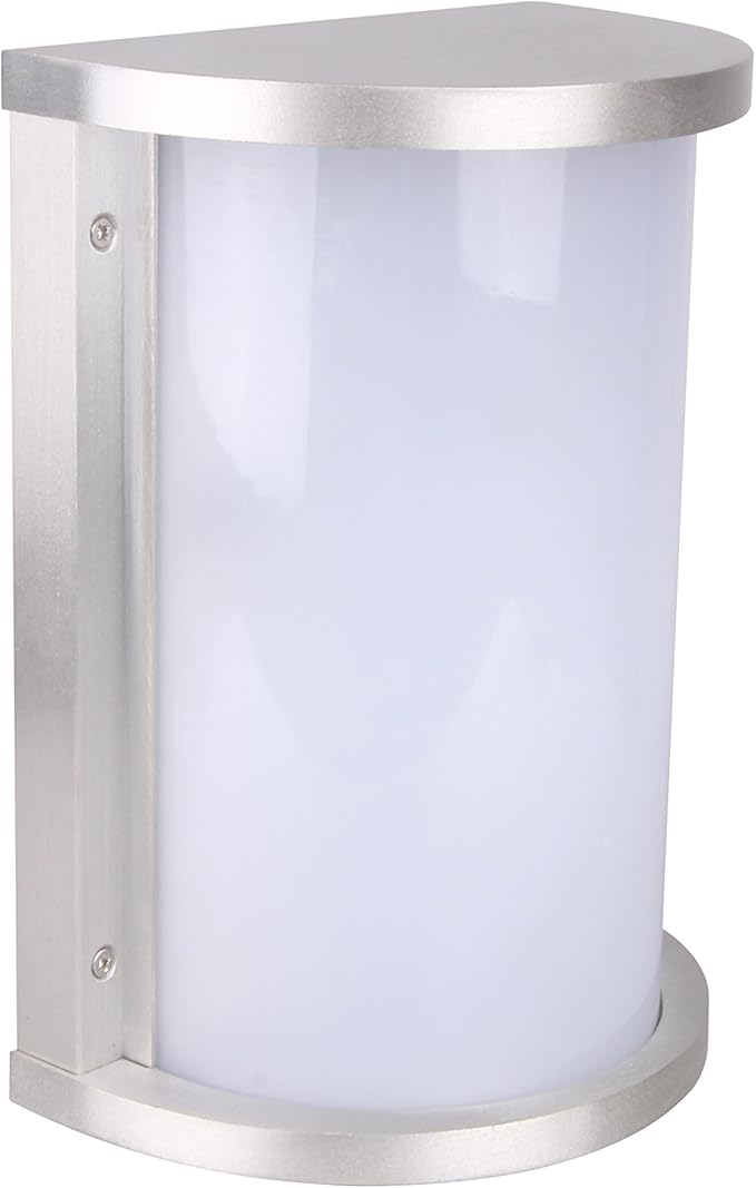 LIT-PaTH Outdoor Wall Lantern, LED Bulkhead for Wall Sconce Light, 12.5W, 950 Lumen, 3000K, Aluminum Housing Plus PC
