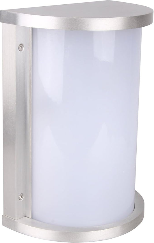 LIT-PaTH Outdoor Wall Lantern, LED Bulkhead for Wall Sconce Light, 12.5W, 950 Lumen, 3000K, Aluminum Housing Plus PC