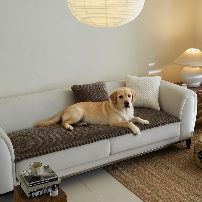 Couch Covers for 3 Cushion Couch Sofa Pet Friendly,Non-Slip Sofa Cover Washable