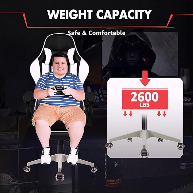 Sytopia 28" Office Chair Base Replacement with Wheels, Set of 5, 2600 lbs Heavy Duty Desk Chair Base, Smooth & Quiet Casters, Grey