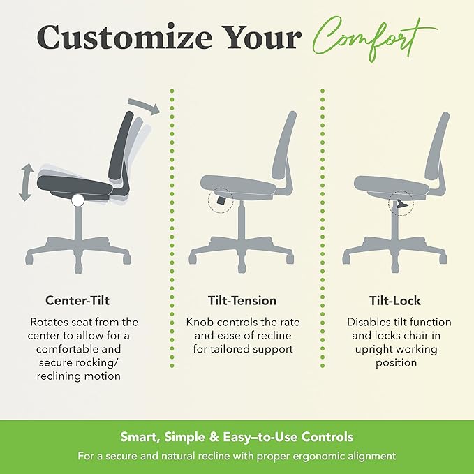 HON Sadie Executive Chair, Leather Ergonomic Office Chair with Adjustable Arms and Back Support, 360 Swivel, Black