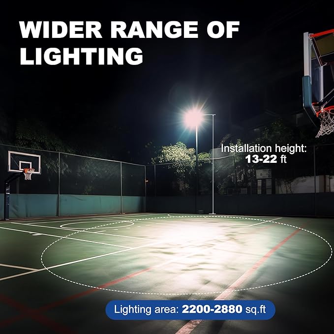 10000W Solar Street Lights Outdoor - 6500K Parking Lot Lights Commercial Dusk to Dawn, Heavy Duty Split Type LED Solar Street Light Remote Control, Street Light for Yard/Driveway