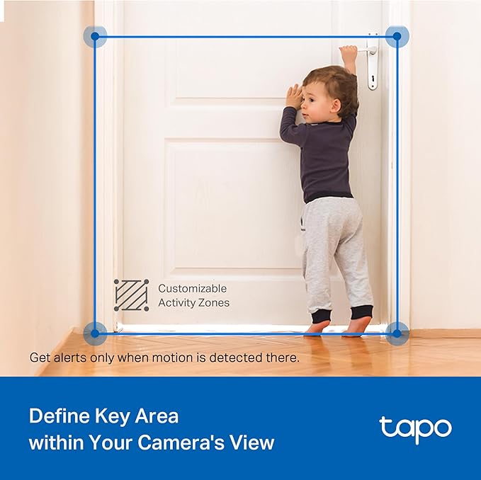 Tapo 2K 3MP Pan/Tilt Indoor/Outdoor Security Camera - Free Person/Baby Cry Detect & Motion Track, 360° Track, Color Night Vision, SD/Cloud Storage, Works w/Alexa & Google Home HybridCam 360