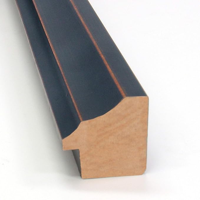 Amanti Art Bronze Full Length Mirror, 62x26 Dark Bronze Scoop Tall Free Standing Body Wall Mirror Full Length for Dressing, Traditional Wood Frame, Lean on Floor or Hang, Wall Decor