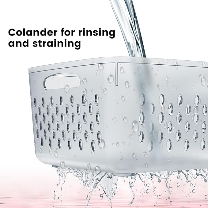 6-Piece Fruit Storage Containers for Fridge with Lids — BPA-Free Produce & Salad Keeper with Removable Colanders, Dishwasher & Microwave Safe, Multi-Size Meal Prep & Lettuce Saver