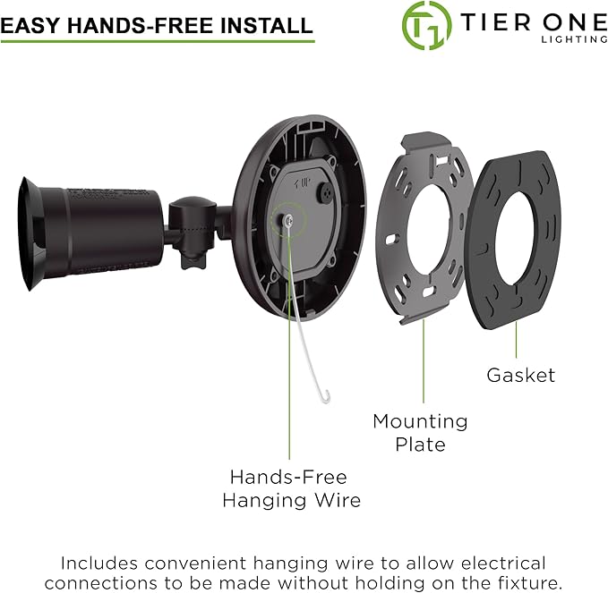 Two Head Par Light Holder with Dusk to Dawn Photocell UL Listed Outdoor Flood Light For Safety & Security 120V Twin Par Holder Use 2 PAR38 Bulbs up to 150W Each (Bulb sold separately) 1 Pack Bronze