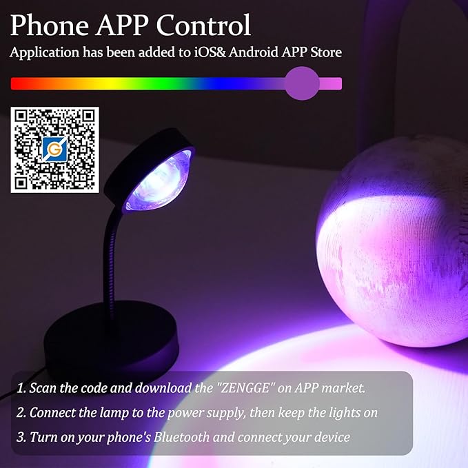 Sunset Lamp Projector Led Lights for Bedroom Night Light RGB Lights Sun Sunlight Sunrise Lamp 10w 360° Rotation Mood Lighting Home/Room Decor Christmas Gifts for Women,Tabletop Multicolor