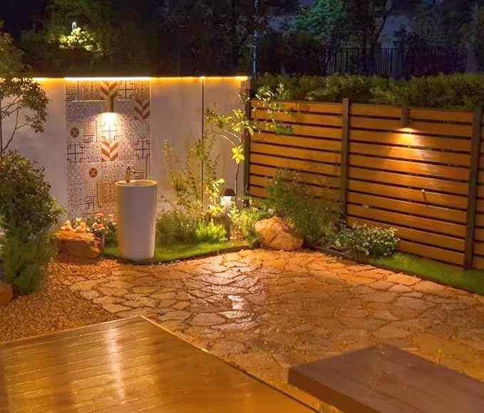 Outdoor Wall Lamp, Exterior Lighting Fixture - ETL Listed, Aluminum Waterproof Wall Mount Cylinder Design - Up/Down Light Fixture for Porch, Backyard or Patio