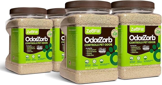 Backyard Deodorizer – Eliminates Pet Urine Odors on Potty Patches, Artificial Turf, Grass, Lawns, Patios, Concrete & Playgrounds | Dog, Cat Litter Box Odor Eliminator & Freshener | 4 lbs.