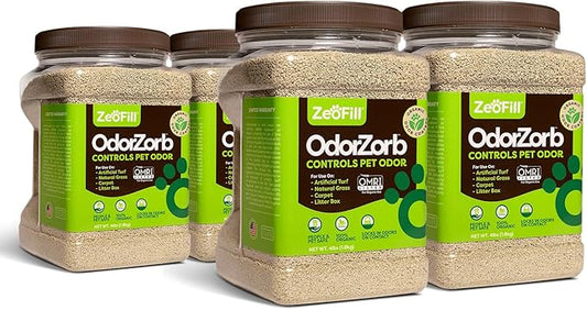 Backyard Deodorizer – Eliminates Pet Urine Odors on Potty Patches, Artificial Turf, Grass, Lawns, Patios, Concrete & Playgrounds | Dog, Cat Litter Box Odor Eliminator & Freshener | 4 lbs.