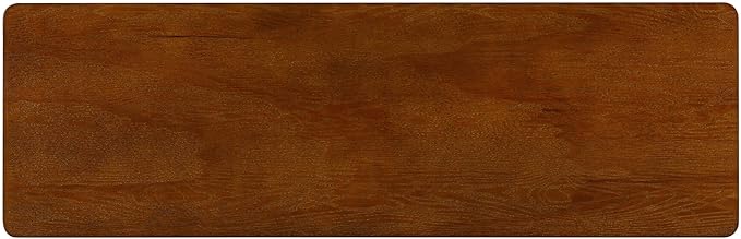 NTC Mingle 47-Inch Console Table, Modern Solid Wood Entryway Table with Hidden Drawer, Waterproof & Heat Resistant, Narrow Table for Hallway, Living Room & Foyer, Dark Walnut