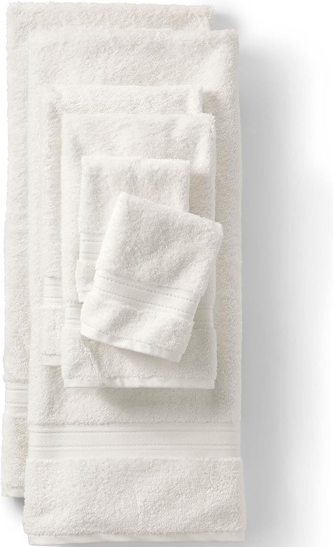 Lands' End Supima Towel Ivory Bath- Hand Towel