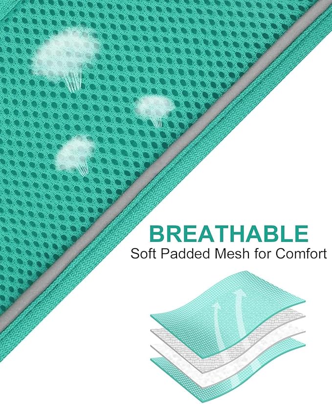 Joytale Small Dog Harness, Breathable Mesh Step-in Vest, Reflective Soft Padded Harnesses for Cats, Puppies and Extra Small Dogs, Teal, XXS