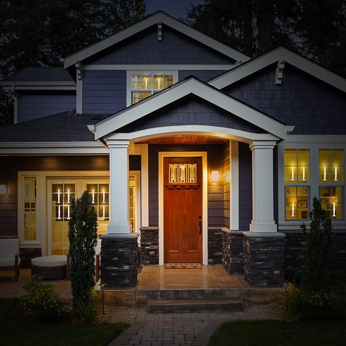 YAUNGEL Window Candles, 20 Pack LED Battery Operated Christmas Candles for Windows with Remote Timer Electric Candle Lights with Removable Candle Holders Suction Cups for Christmas Decorations, Silver