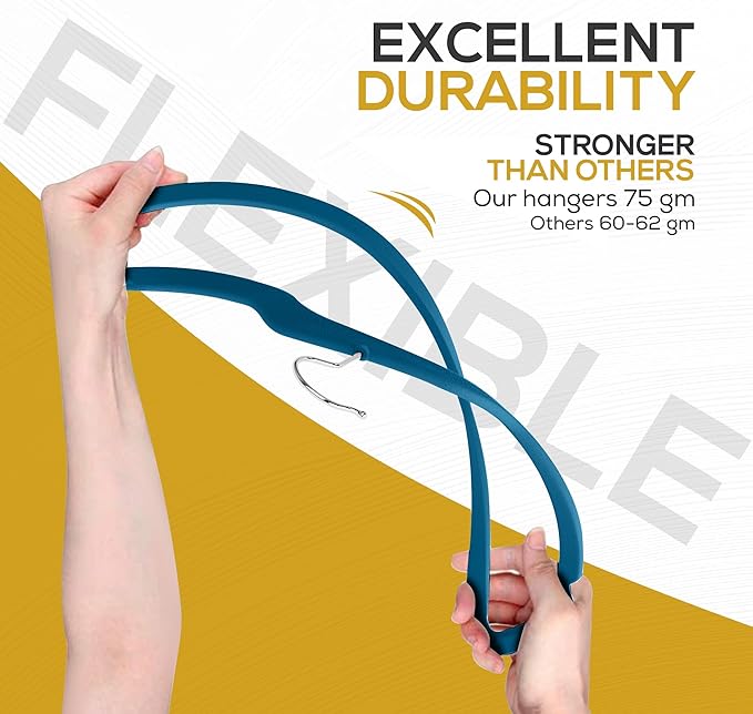 Premium Velvet Hangers 50 Pack Ultra Thin Non Slip Adult Felt Space Saving Slim Suit Hanger for Closet Heavy Duty Coat Pants Jackets Dress Hangers 360° Swivel Hook Hold Upto 10 lbs Blue