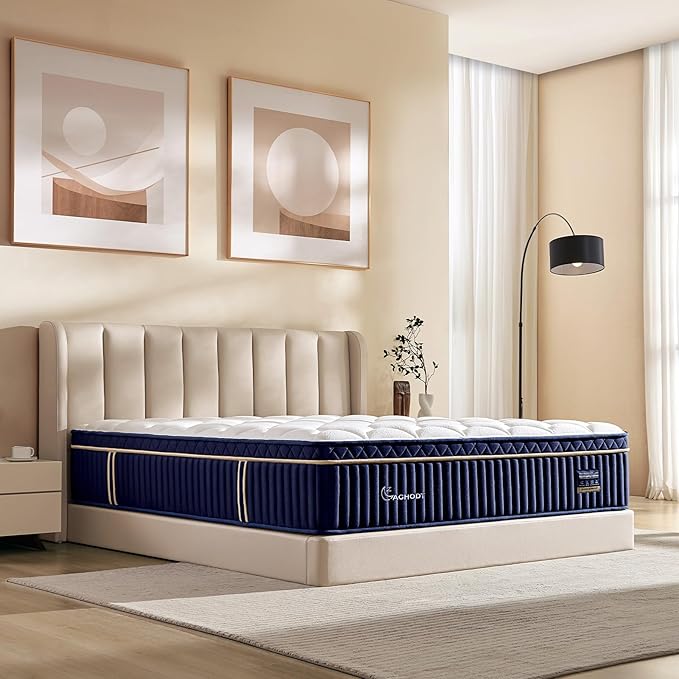 Full Mattress, 12 Inch Full Size Hybrid Mattress in a Box, Medium Firm Memory Foam mattress, with Individual Pocket Springs, Upgrade Zoned Support, Motion Isolation&Pressure Relief, CertiPUR-US