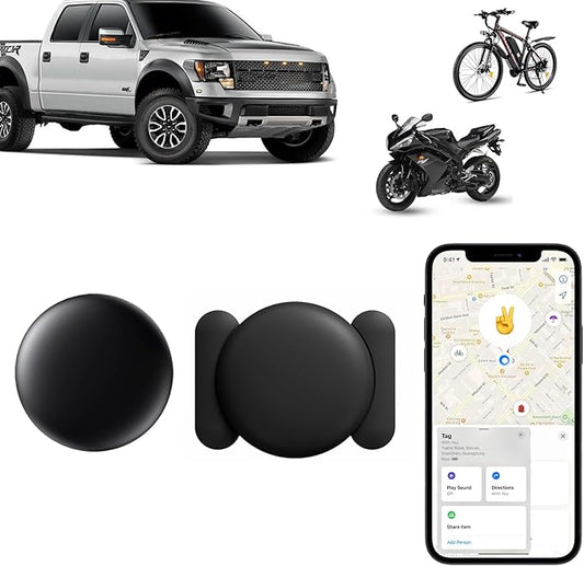 Mini GPS Tracker for Vehicles – Hidden Magnetic Car Tracker, Real-Time Tracking for Cars, Kids, Pets, No Monthly Fee, No SIM, Works with Apple Find My