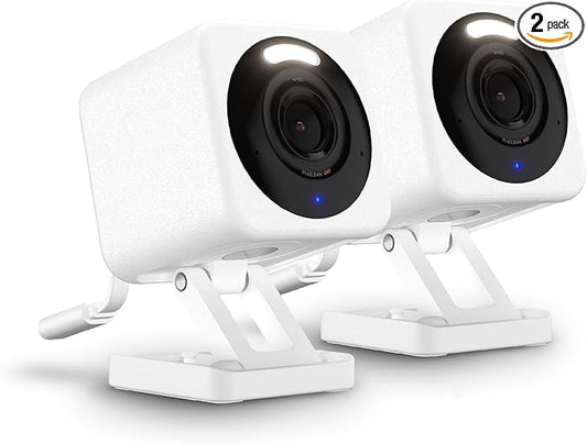 WYZE Cam v4 (Latest Model), 2.5K AI Security Camera, Indoor/Outdoor Cameras for Home Security, Baby Monitor & Pet Camera, Vibrant Color Night Vision, No Subscription Required, Free Expert Help