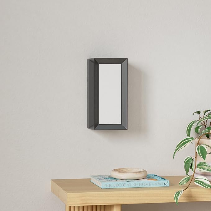 Sytmhoe Outdoor Wall-Porch-Light, Modern Exterior LED Wall Sconce,24W-Led Matte Black Exterior Wall Fixtures,Mounted Wall Patio Lamps,3-Color-Changeable for Garage Walkway Backyard Garden