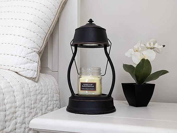 Our RUBBED BRONZE Candle Warmer Lamp for Top-Down Scented Jar Candle Melting Will Compliment Your Home Decor. Add To Your Room Decor Aesthetic, Bedroom, Living Room, Gifts For Mom, Friends