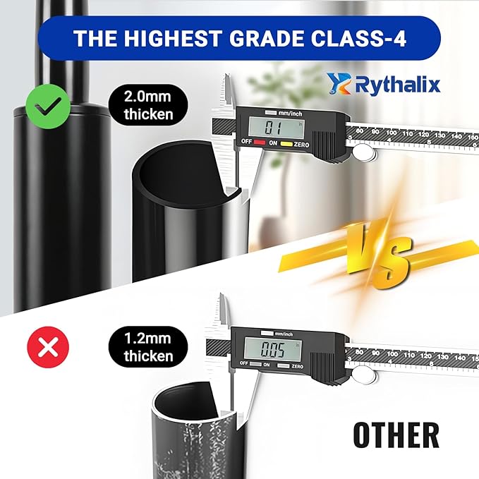 8" Office Chair Cylinder Replacement - Heavy Duty 1000lbs Class 4 Hydraulic Lift with Silent 360° Rotation, Universal Pneumatic Piston Fit for Sinking Barstool/Desk/Gaming Chairs