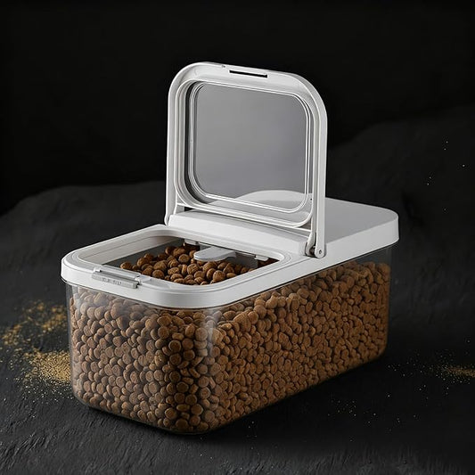 Dog Food Storage Container - 6L/6KG/10LBS Pet Food Storage Containers With Lids & Scooper, BPA Free Airtight Storage Containers Store Dry Food For Kitchen Pantry