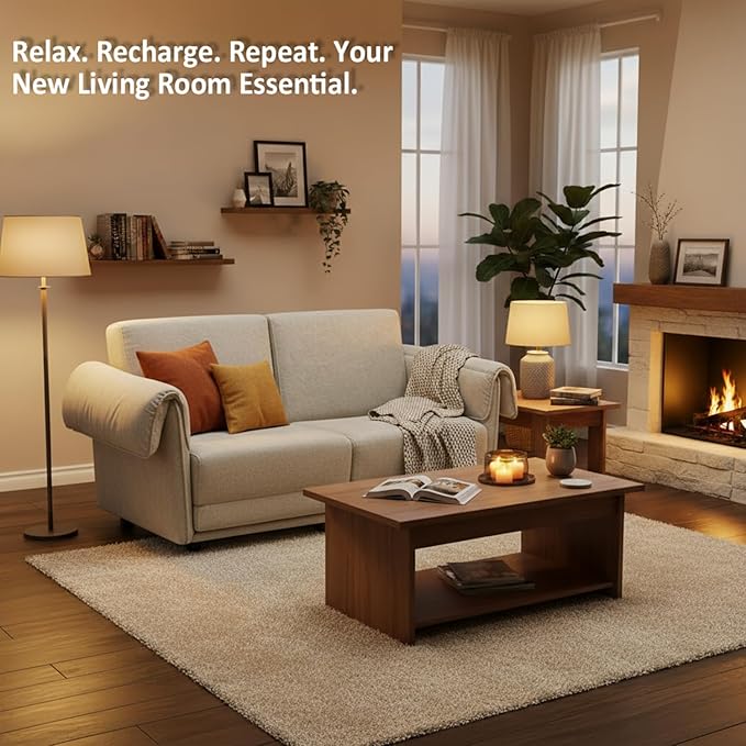 FHFO Loveseat Sleeper Sofa, Convertible Couch Bed Loveset Small Couchs for Small Spaces, 3 in 1 Pull Out Sofa Bed Modern 65" Comfy Futon Sofa Bed Queen for Living Room, Bedroom, Apartment (Beige)