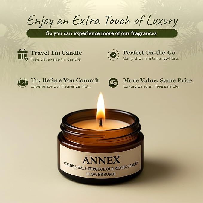 Scented Luxury Candles in Handmade Ceramic Jars, Soy Wax | Day On The Sea – Cypress & Cedar, Large Candle | Non Toxic, 2 Wicks, Reusable Big Blue Jar | Natural Spring Aromatherapy for Women & Men