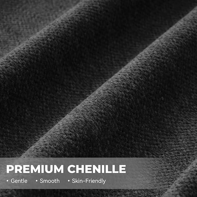 107" Modern Boneless Couch with L - Shaped Chaise, Comfy Chenille Modular Sectional Sofa with Tufted Design, Deep Seat Upholstered Sofa Bed, No - Assembly Sectional Couch, Black