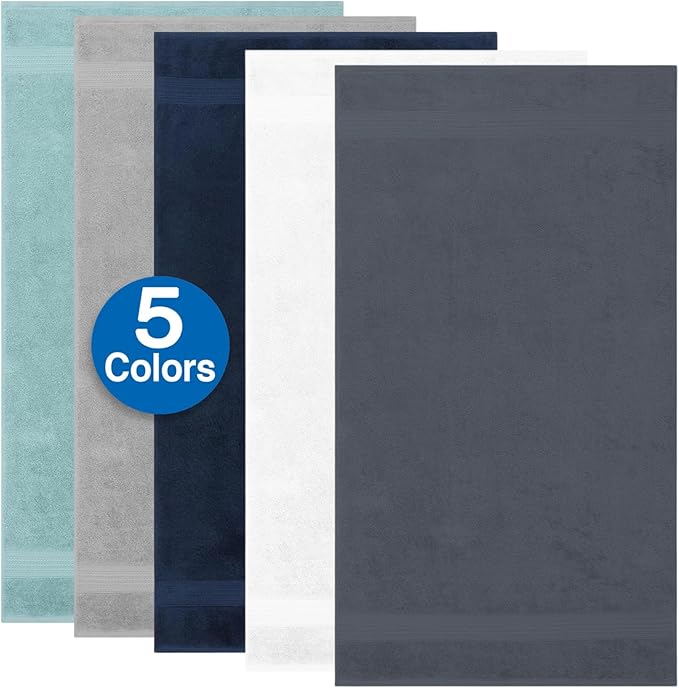 Kaufman - Personalized Velour Beach and Pool Towel 100% Cotton 30in X 60in Solid Color Bath Towel Embroidered (Aqua)