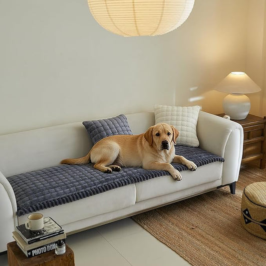 Couch Covers for 3 Cushion Couch Sofa Pet Friendly,Non-Slip Sofa Cover Washable