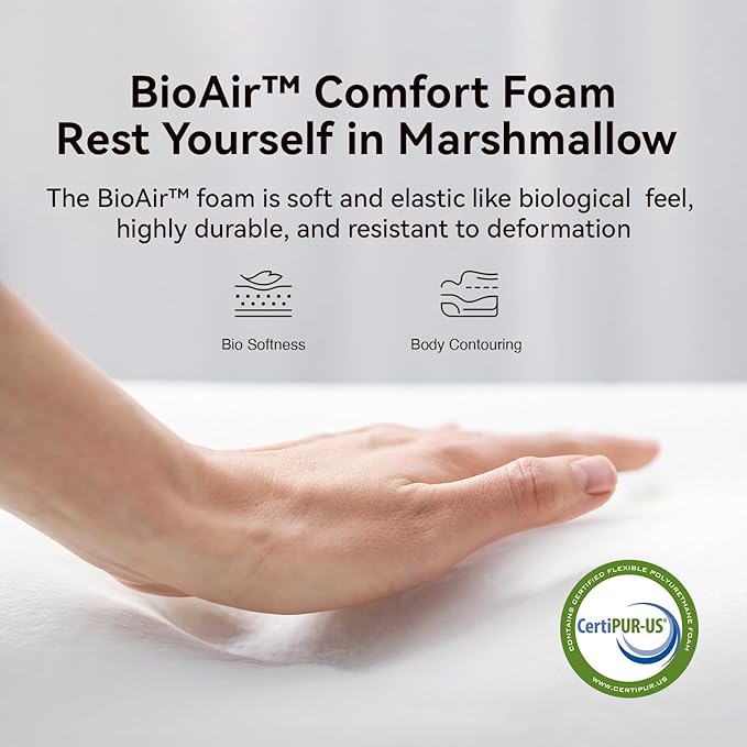 Novilla Twin Mattress, 8 Inch Twin Size Mattresses in a Box with Smarts™ Coil for Pressure Relief, Medium Plush Foam and Spring Hybrid Colchones with CertiPUR-US Certified for Kid for Kidss