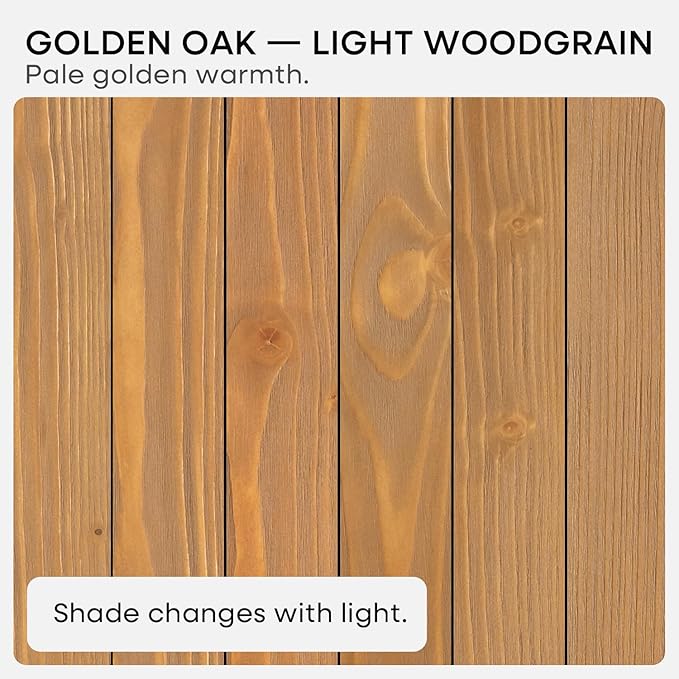 Homeforia 36 inch Golden Oak Floating Shelf, High End Solid Real Wood 36inch Small Floating Shelves for Wall Mounted, Oak Wooden 36in Floating Shelves, Heavy Duty Bracket, 36 X 6.5 X 1.75 in, Set of 2