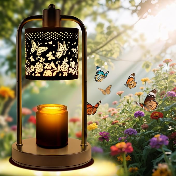 Candle Warmer Lamp Electric with Timer: Wax Melts for Warmer Yankee Candles Large - Dimmable Candle Warmer for Birthday Christmas Gift Bedroom Home Decor