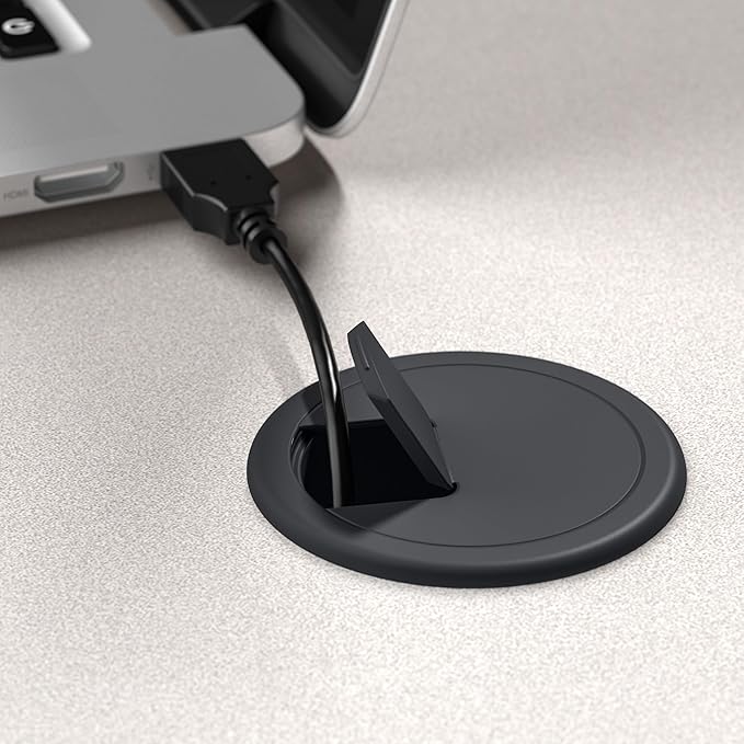 Bush Business Furniture Series A 48W Corner Desk in White Spectrum and Slate, Small Computer Table for Home or Professional Office