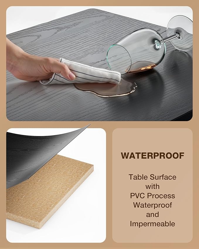 Small Bar Table Set for 2, Bar Table and Chairs Set for 2, Kitchen Table for 2 with 2 Storage Shelves & Wine Glass Holder, Dining Table for Small Apartment, Dining Room, Black