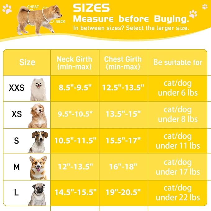 Soft Mesh Dog Harness and Leash Set, No Pull Puppy Harness and Leash Set, Reflective Step in Harness for Small Medium Dogs, Easy Walk Escape Proof Vest Harnesses (Yellow, XS)