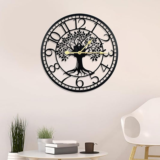 Big Wall Clock - Wall Clocks for Living Room Decor, Quiet and No Ticking Suitable for Wall Decor, Living Room Decoration, Kitchen Decoration