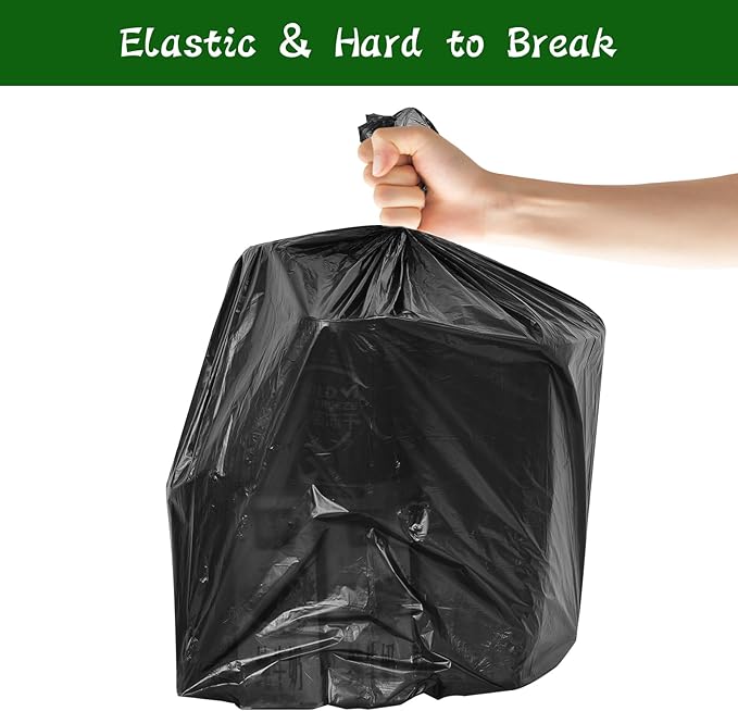Dog Poop Trash Can with Lid for Outdoors，12-Liter Trash Can with 180PCS Black Plastic Bags, Pet Waste Container，Black-Y+180BK