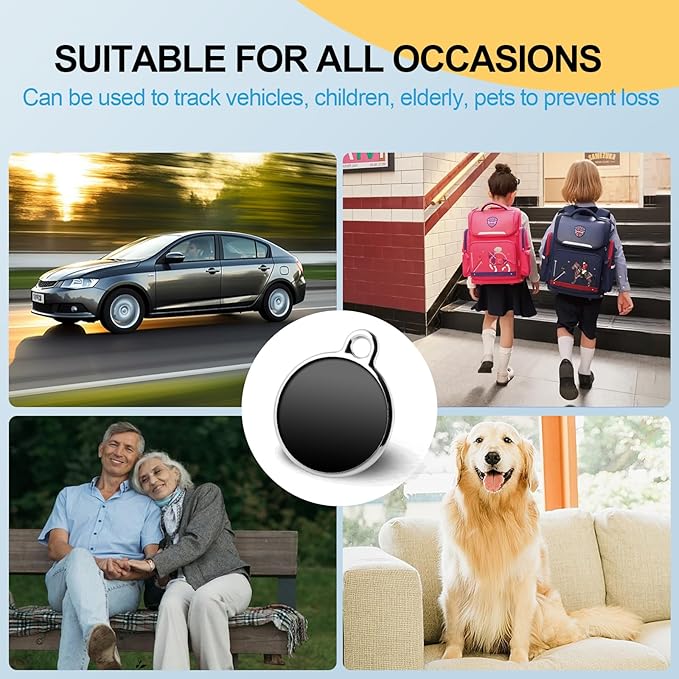 Mini GPS Tracker for Vehicles,Car GPS Tracker Portable Real Time Hidden GPS Tracking Device, Global Coverage Location for,Kids,Dogs. No Subscription Required/No Monthly Fee/No SIM Card Required1