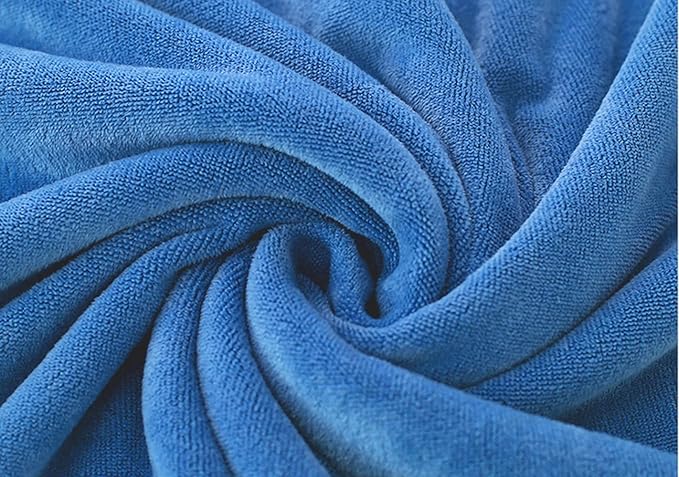 MYLSMPLE Luxury Microfiber Bath Towel Bath Sheet Beach Spa Extra Large Soft Absorbent Towel (36 Inch X 72 Inch, Light Blue)